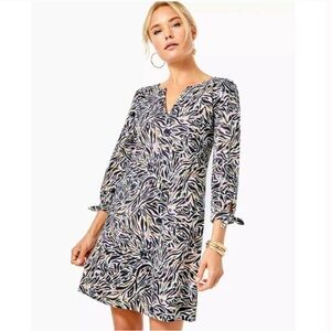 Lilly Pulitzer Cath Mini Dress - Onyx Can You Zee Me